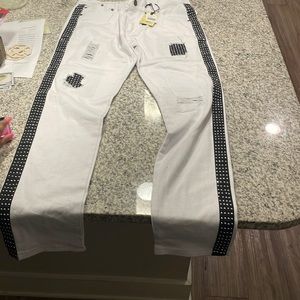 Stretch jeans white
